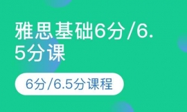 雅思基础6分/6.5分课程